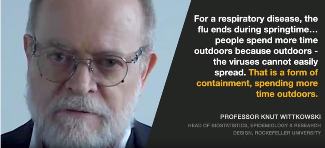 Another View About Ending Coronavirus | Going Outdoors Is What Stops Every Respiratory Disease’